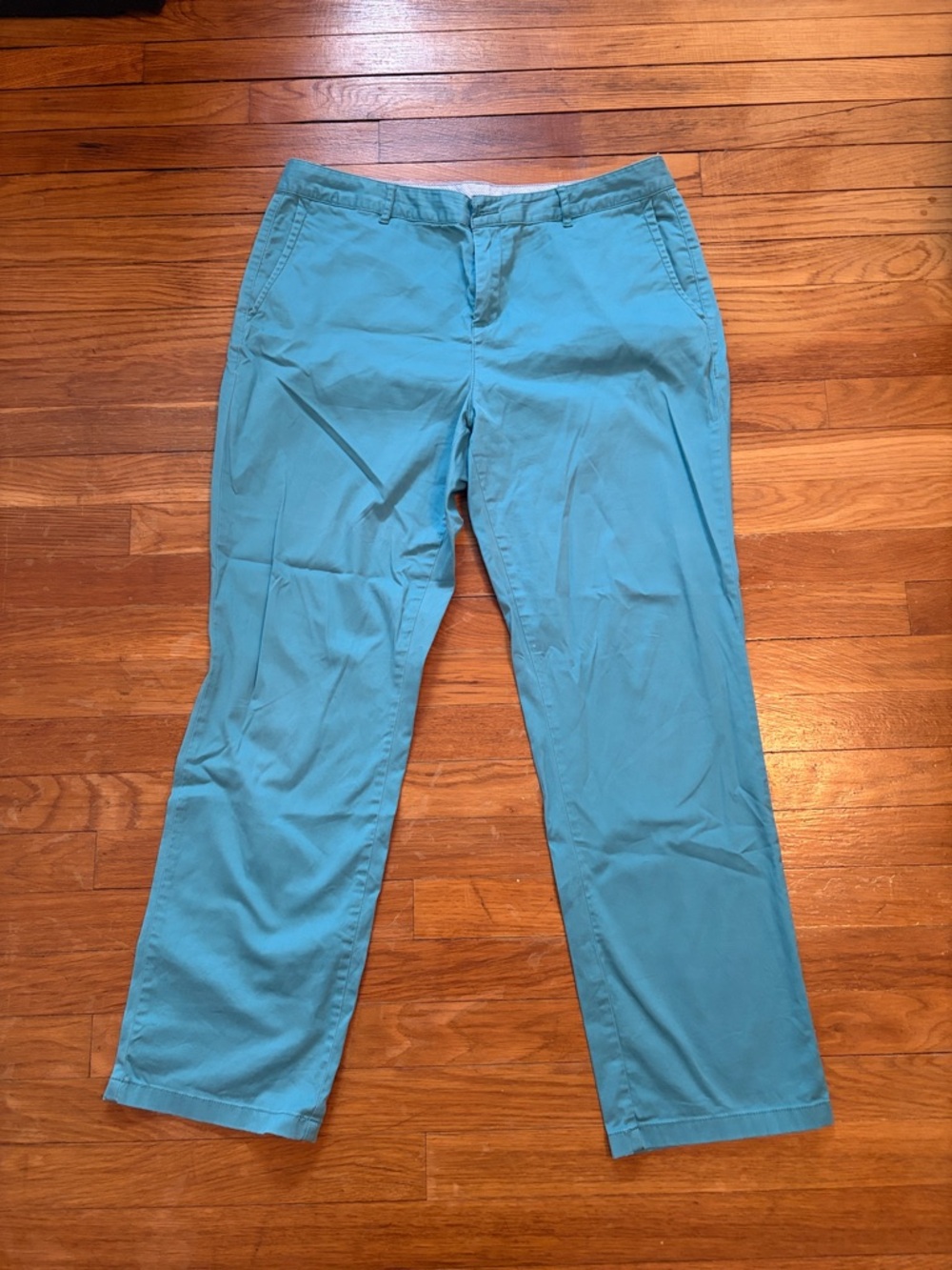L.L. Bean Women's Teal Straight Leg Pants